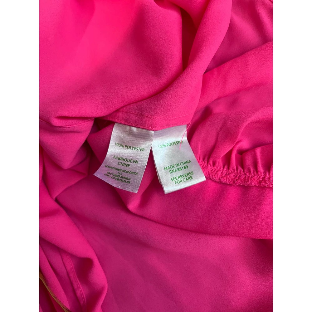 Lilly Pulitzer Pink Sleeveless Blouse - Picture 6 of 6